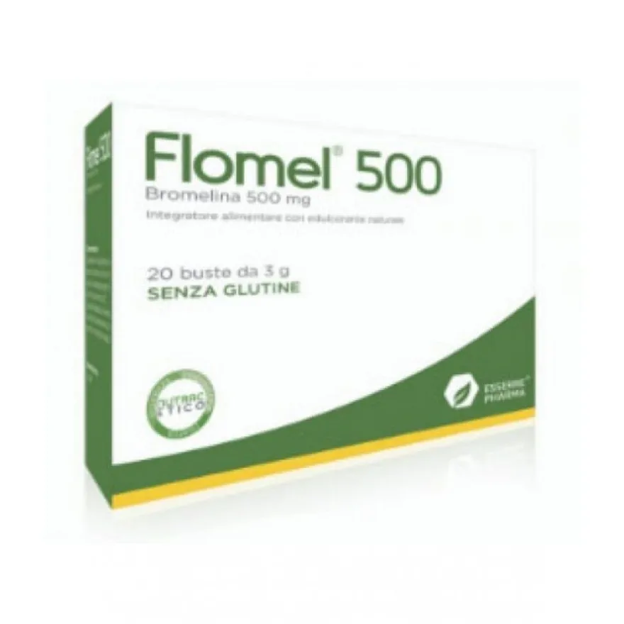 Flomel 500 20 Buste: soluzione reidratante effervescente