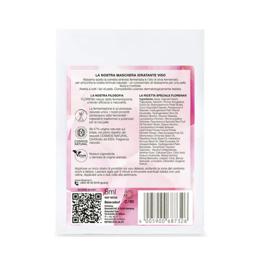 Florena Maschera Viso Idratante 1 Pezzo 8ml