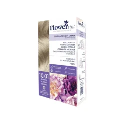 Flowertint Colorazione In Crema Permanente Colore 10,01 Biondo Platino Freddo