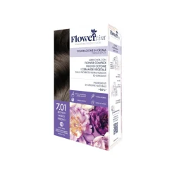 Flowertint Colorazione In Crema Permanente Colore 7,01 Biondo Medio Freddo