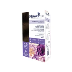Flowertint Colorazione In Crema Permanente Colore 5,0 Castano Chiaro