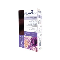 Flowertint Colorazione In Crema Permanente Colore 5,5 Castano Chiaro Mogano