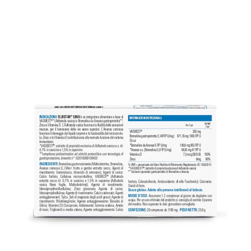 Fluistar Sinu 20 Compresse