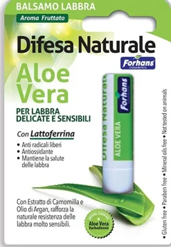 Forhans Balsamo Labbra Difesa Naturale Aloe Vera
