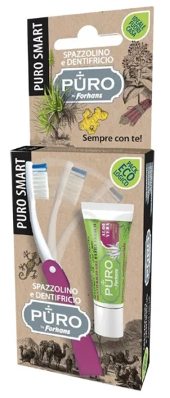 Forhans Puro Smart Kit Igiene Orale Spazzolino + Dentifricio