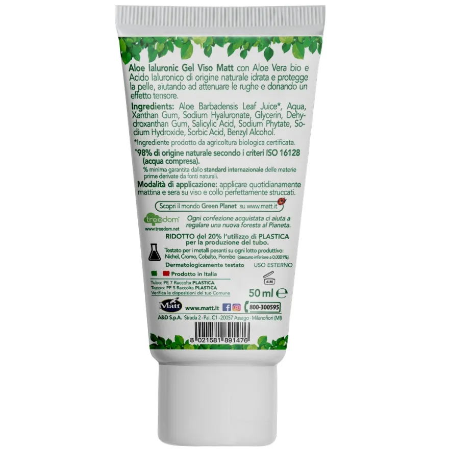 Forsan Aloe Ialuronic Gel Viso Lifting 50ml