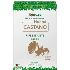 Forsan Hennè Capelli Castano 2 Buste Monodose Da 50g