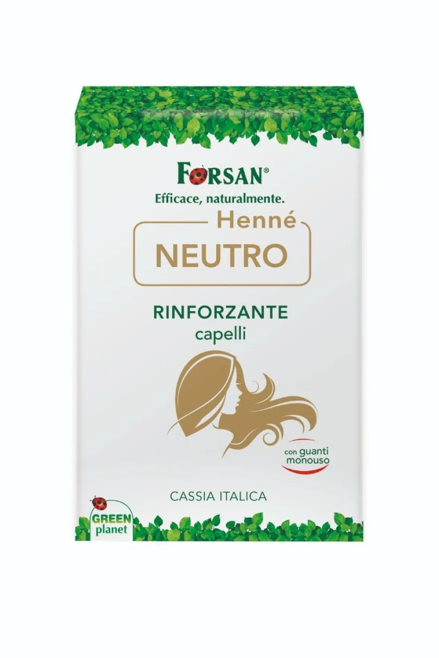 Forsan Hennè Neutro Capelli 2 Buste Monodose Da 50g