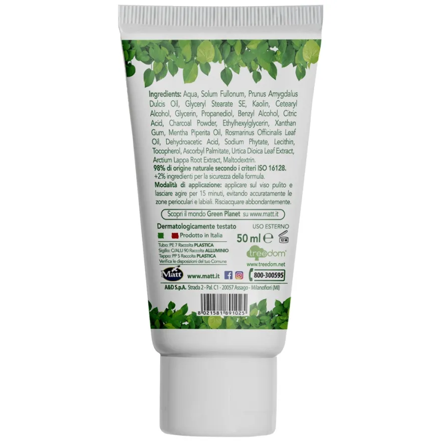 Forsan Maschera Argilla Carbone Viso 50ml