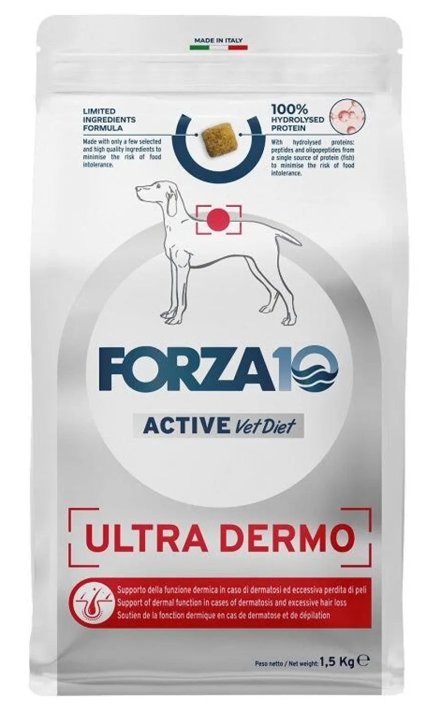 Forza10 Active Vet Pet Ultra Dermo Crocchette Pesce Per Cani Adulti 1,5kg