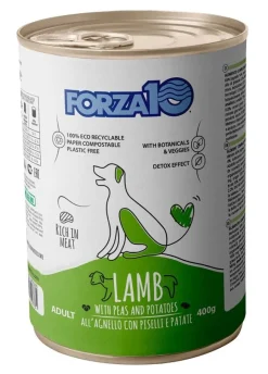 Forza10 Adult Maintenance Cibo Umido Con Agnello/Piselli/Patate Cani Adulti Barattolo 400g