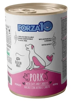 Forza10 Adult Maintenance Cibo Umido Con Maiale/Avena/Carote Cani Adulti Barattolo 400g