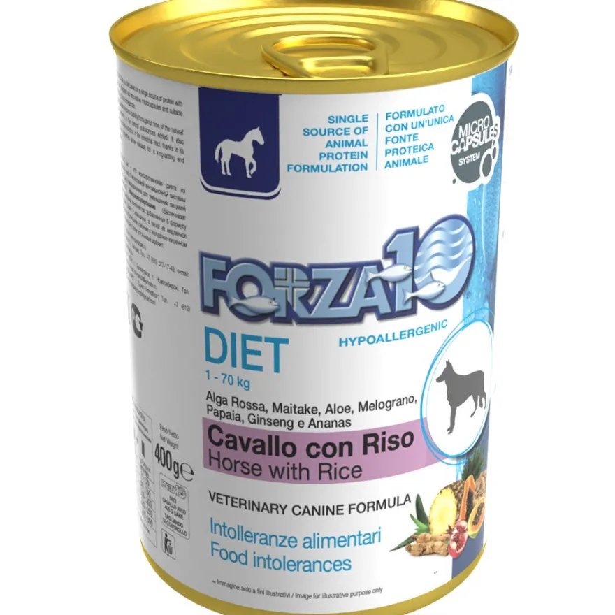 Forza10 Diet Cavallo E Riso Cibo Umido Cani Adulti Barattolo 400g