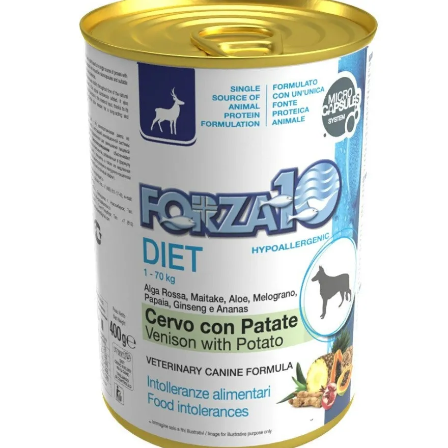 Forza10 Diet Cervo E Patate Cibo Umido Cani Adulti Barattolo 400g