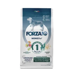 Forza10 Medium Diet Crocchette Al Cervo Con Patate Cani Adulti Taglia Media Sacco 1,5kg