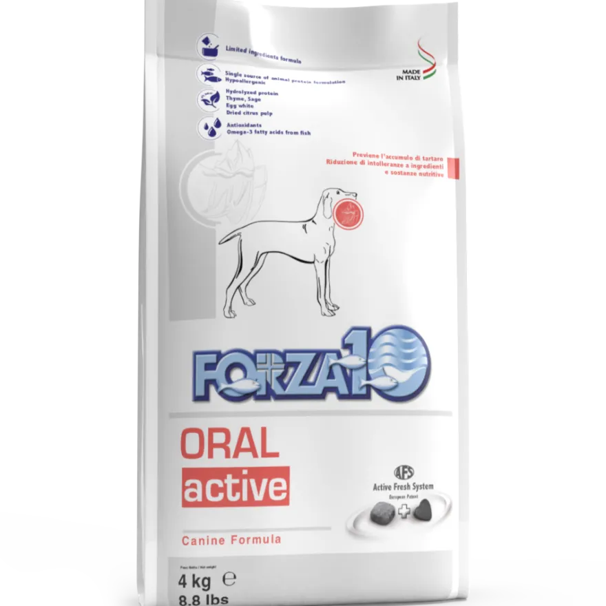 Forza10 Oral Active Cibo Secco Cani Adulti Sacco 4kg