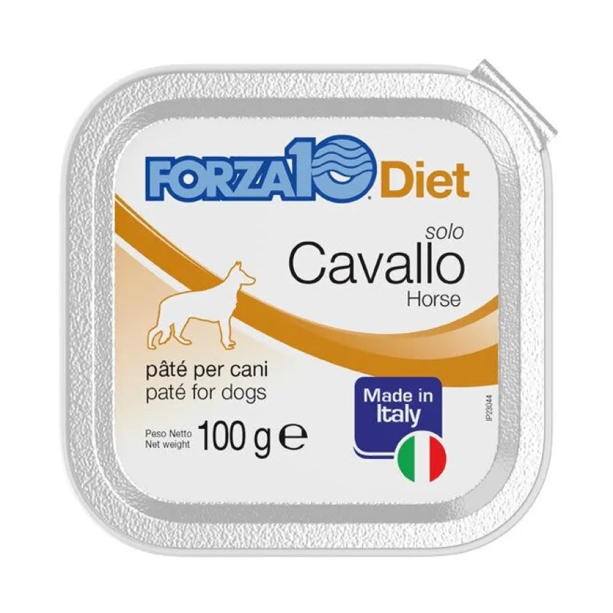 Forza10 Solo Diet Cavallo Paté Per Cani Adulti Vaschetta 100g