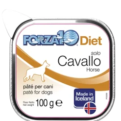 Forza10 Solo Diet Cavallo Paté Per Cani Adulti Vaschetta 100g