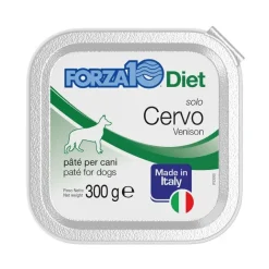 Forza10 Solo Diet Cervo Patè Per Cani Adulti Vaschetta 300g