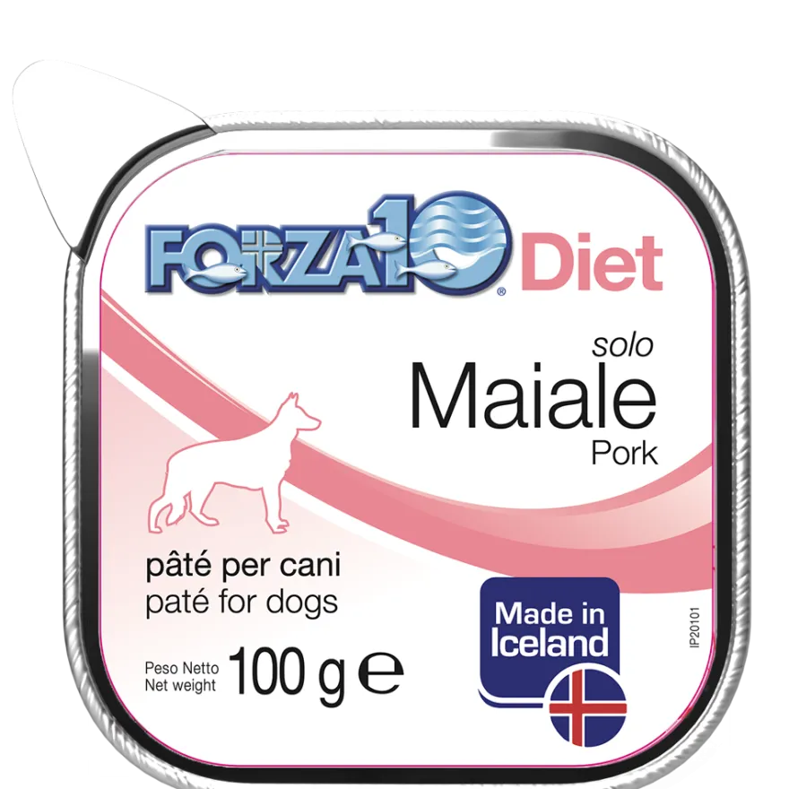 Forza10 Solo Diet Maiale Paté Per Cani Adulti Vaschetta 100g