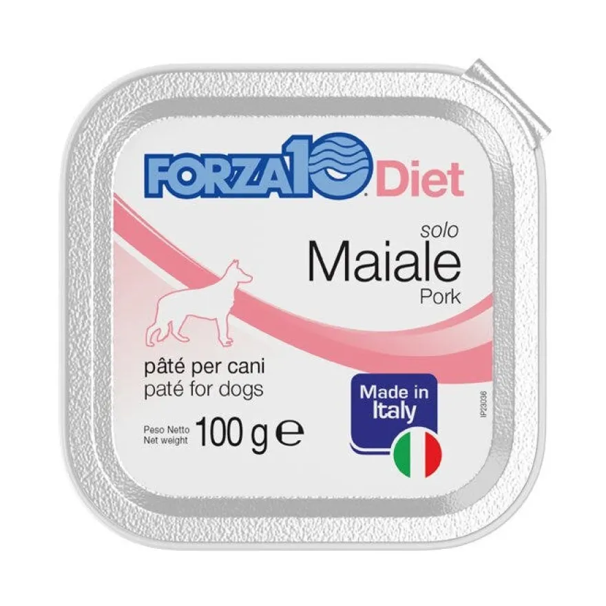 Forza10 Solo Diet Maiale Paté Per Cani Adulti Vaschetta 100g