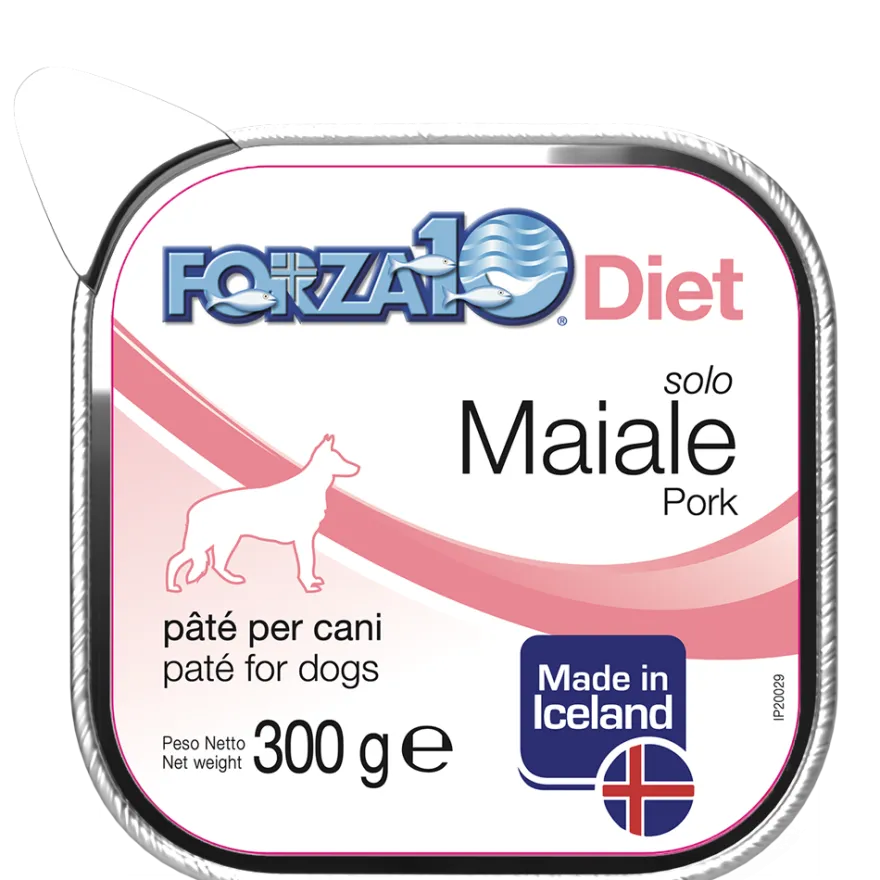 Forza10 Solo Diet Maiale Paté Per Cani Adulti Vaschetta 300g
