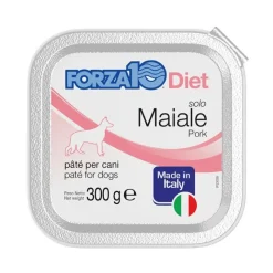 Forza10 Solo Diet Maiale Paté Per Cani Adulti Vaschetta 300g