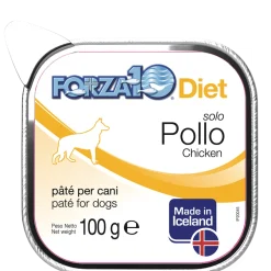 Forza10 Solo Diet Pollo Patè Per Cani Adulti Vaschetta 100g