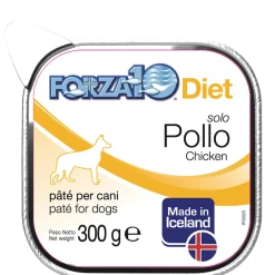 Forza10 Solo Diet Pollo Paté Per Cani Adulti Vaschetta 300g