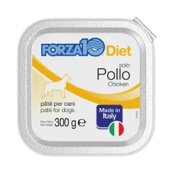 Forza10 Solo Diet Pollo Paté Per Cani Adulti Vaschetta 300g