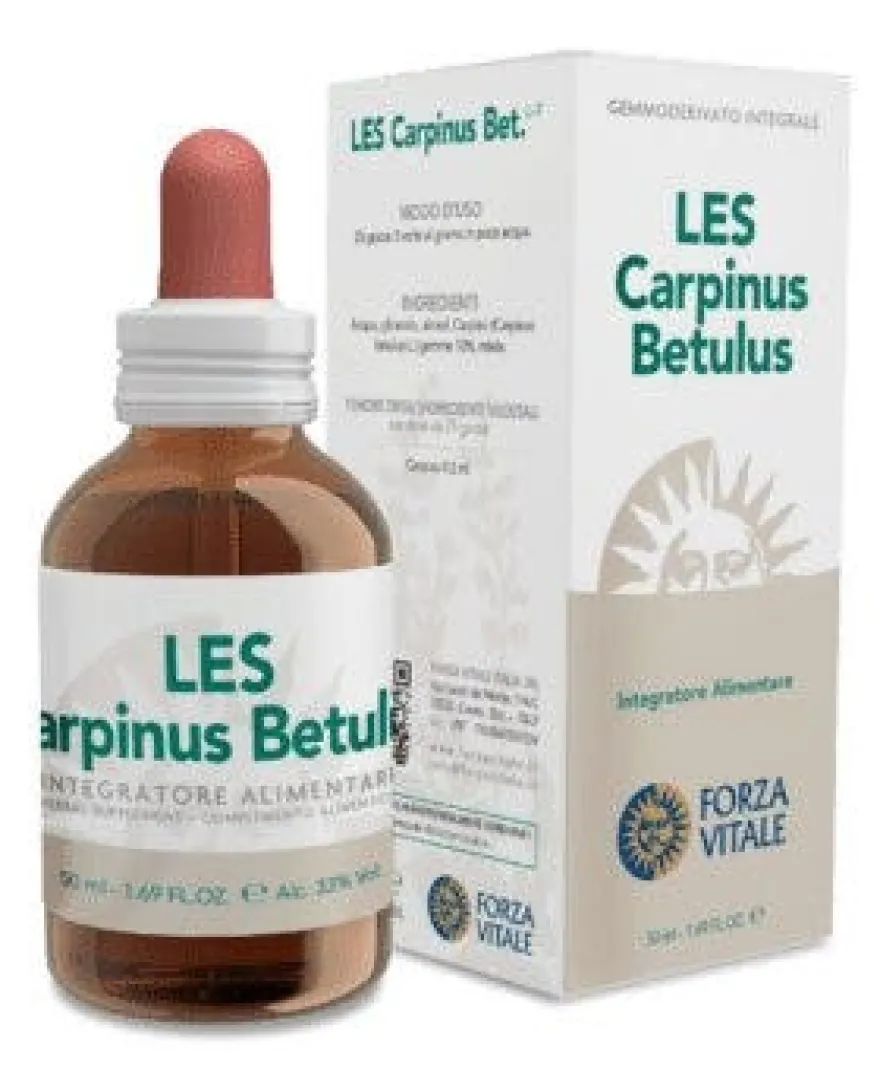 Forza Vitale Les Carpinus Betulus Gemmoderivato 1:10 Da Gemme Fresche Gocce 50ml