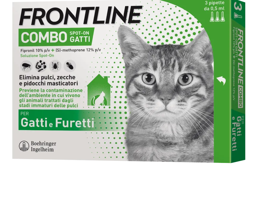 Frontline Combo Soluzione Spot-On Gatti E Furetti 3x0,5ml