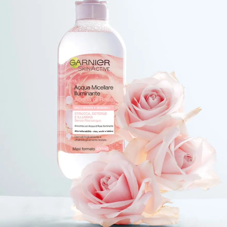 Garnier Acqua Micellare illuminante Acqua Di Rose 400ml