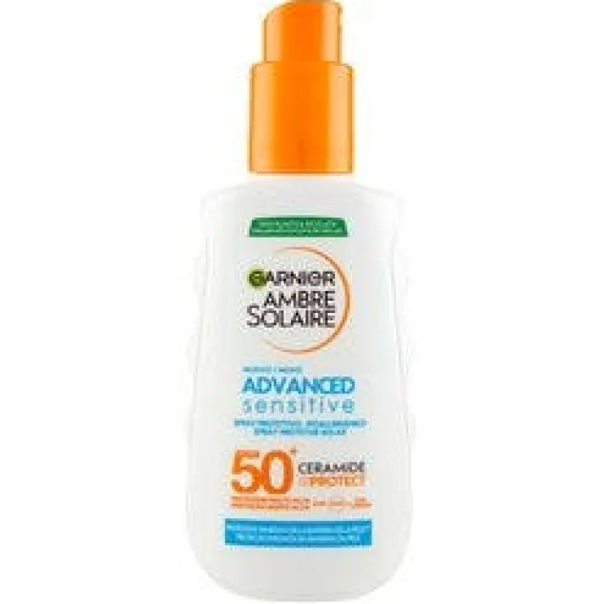 Garnier Ambre Solaire Advanced Sensitive Adulti Ceramide Protect Spray 150ml SPF50+
