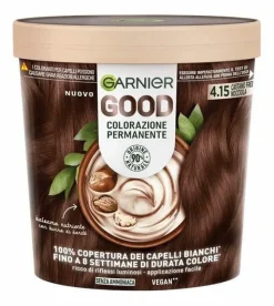 Garnier Good Kit Colorazione Permanente 4.15 Castano Freddo Nocciola 160g