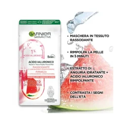 Garnier Maschera In Tessuto Ampolla Rassodante Estratto Di Anguria/Acido Ialuronico 15g