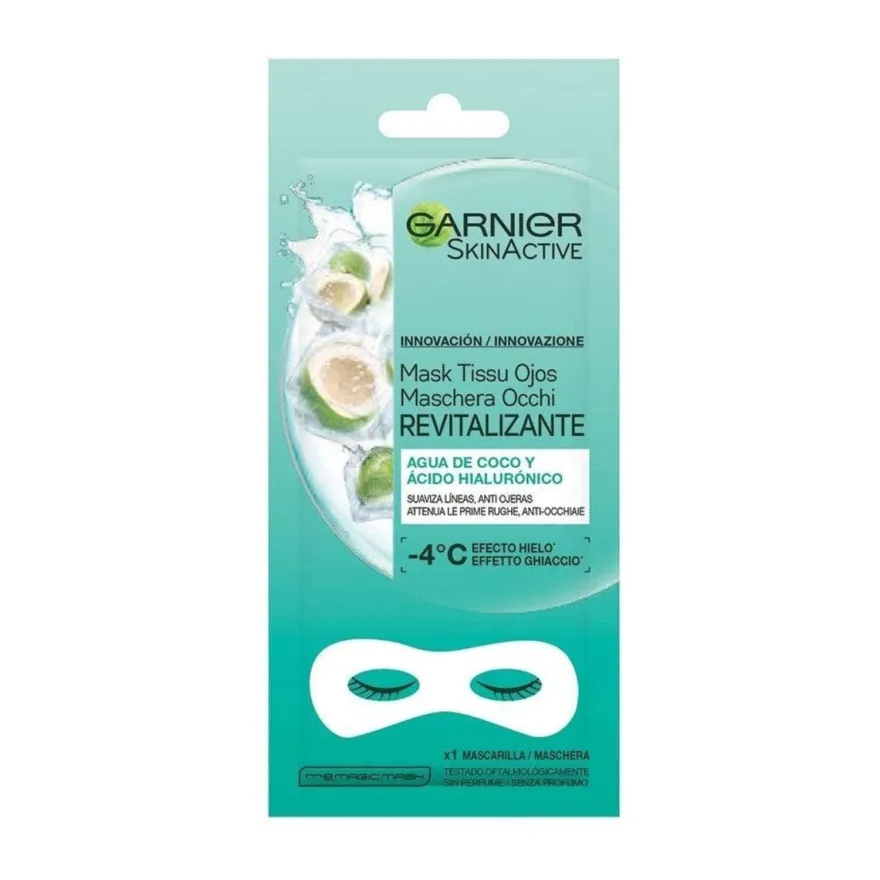 Garnier Maschera in Tessuto Occhi Acqua di Cocco E Acido Ialuronico