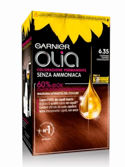 Garnier Olia Colorazione Capelli 6.35 Castano Chiaro Cioccolato