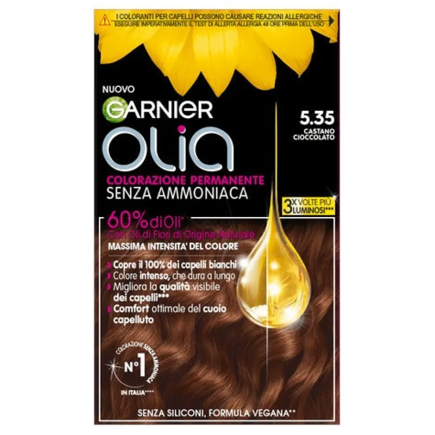 Garnier Olia Colorazione Capelli 5.35 Castano Cioccolato