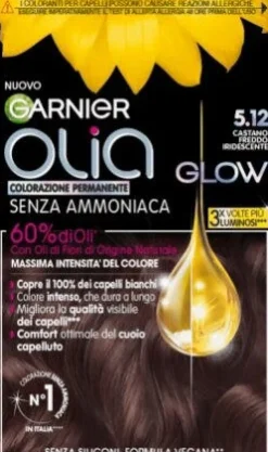 Garnier Olia Glow Colorazione Capelli 5.12 Castano Freddo