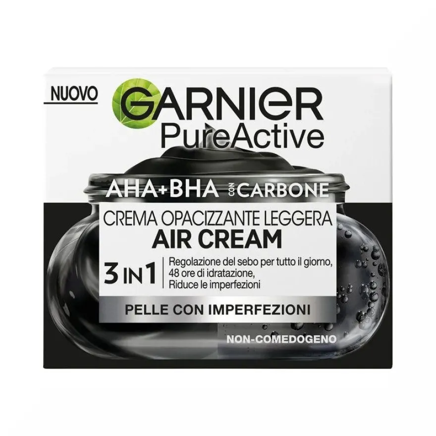 Garnier PureActive Air Cream Crema Opacizzante Leggera 3 In 1 50ml