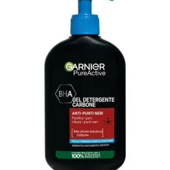 Garnier PureActive Gel Detergente Carbone Anti-Punti Neri 250ml