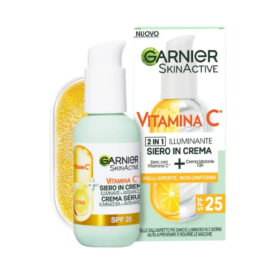 Garnier Siero In Crema Vitamin C Effetto Idratante E Illuminante Viso 50ml