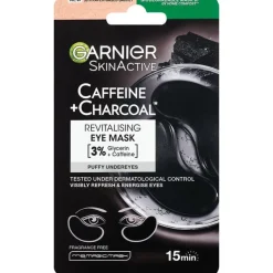 Garnier SkinActive Caffeine E Charcoal Patch Maschera Occhi