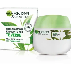 Garnier SkinActive Crema Viso Idratante Opacizzante Con The Verde 50 ml