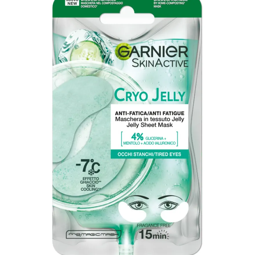 Garnier SkinActive Cryo Jelly Anti-Fatica Maschera In Tessuto 2 Patch Occhi