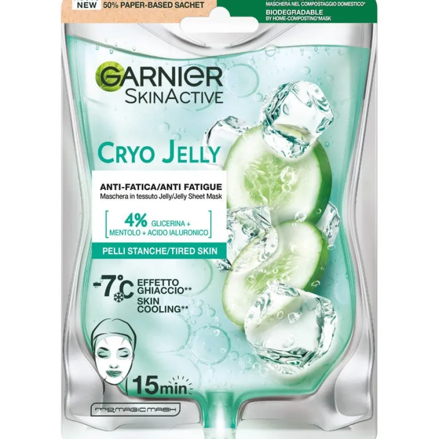 Garnier SkinActive Cryo Jelly Anti-Fatica Maschera Viso In Tessuto