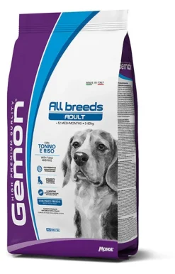 Gemon All Breeds Tonno e Riso 15kg - Cibo Secco Cani Adulti
