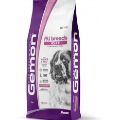 Gemon Dog All Breeds Adult Maiale e Riso Cibo Secco Per Cani Sacco 15Kg