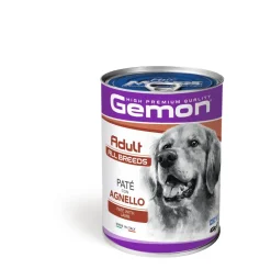 Gemon Paté con Agnello Cibo Umido Cani Adulti Barattolo 400 g